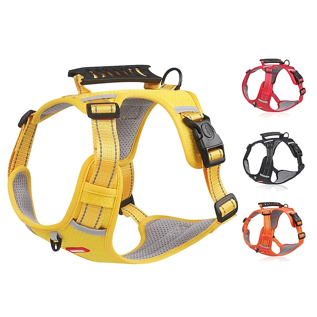  Pet Chest Strap Explosion Proof Big Dog Chest Back Reflective Commuting Dog Traction Rope Dog Rope