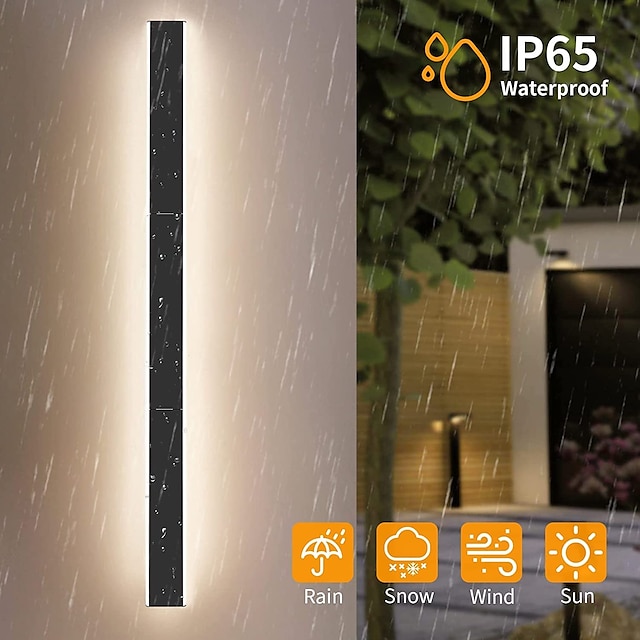 Outdoor Matte LED Modern Outdoor Wall Lights Indoor Wall Lights Living ...