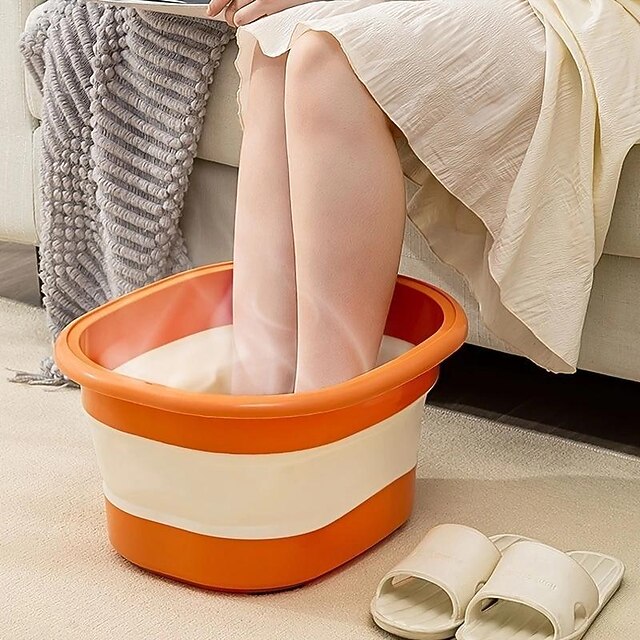 Foot Soaking Tub, Foldable Foot Bath, Foot Massage Basin, Portable Foot
