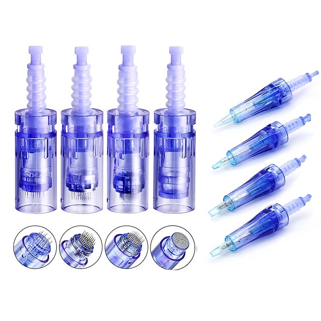  15 stks/doos dr pen a10 a6 naald cartridges 12pin 36pin 42pin ronde nano voor microneedling 1r 3r 5f 7f voor permanente make-up