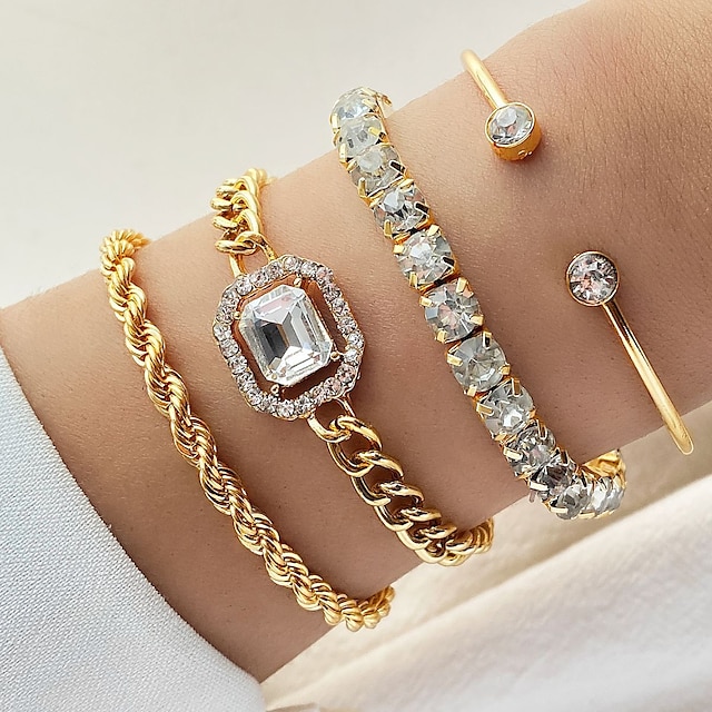  Women's Bangle Fashion Outdoor Geometry Bracelets & Bangles