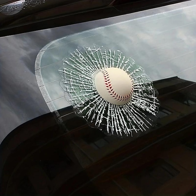  hátsó ablak hátsó szélvédő dekoratív baseball matrica
