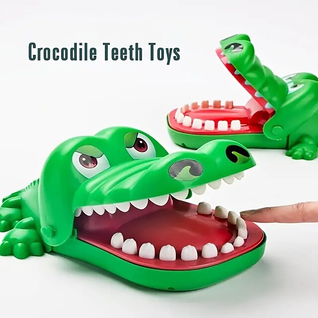 Crocodile Teeth Toys - Fun Alligator Biting Finger Dentist Game for ...