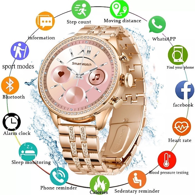  2023 New GEN9 Women's Fashion Light Luxury Smart Watch Bluetooth Call Women's Health Monitoring Smart Watches Relogios Masculino