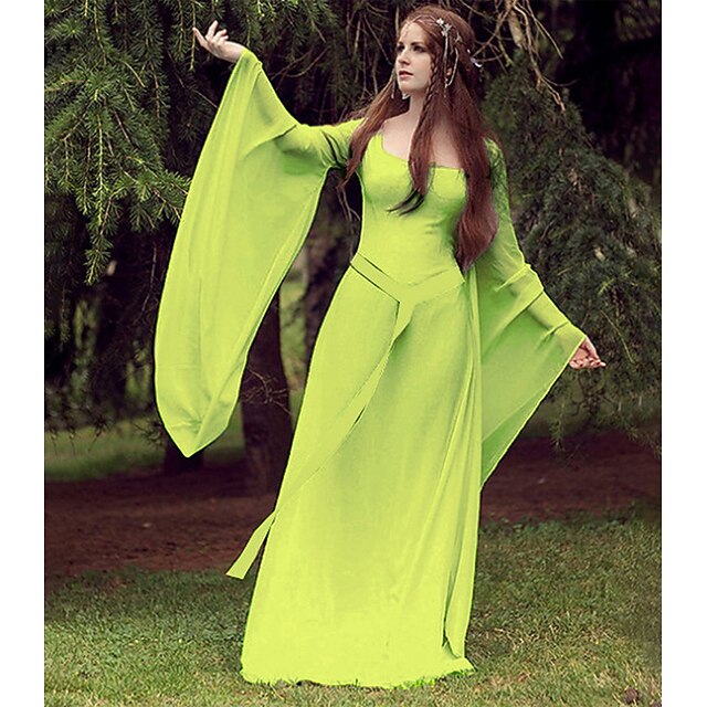 Retro Vintage Medieval Renaissance Vacation Dress Masquerade Outlander