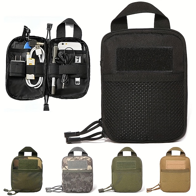  bolsa tática multiuso para celular portátil edc ferramentas de armazenamento bolsa de cintura pochete para acampamento ao ar livre caminhadas viagens