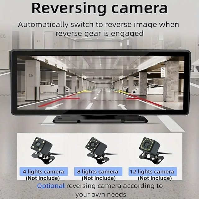 Wireless For Carplay Car Stereo 10inch IPS Touch Portable Car Playback