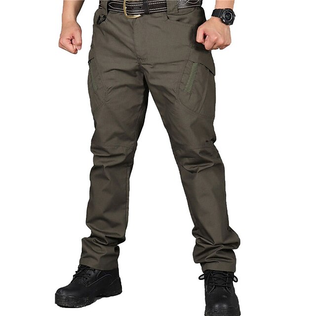 Men's Cargo Pants Tactical Pants Trousers Multi Pocket Plain Wearable ...
