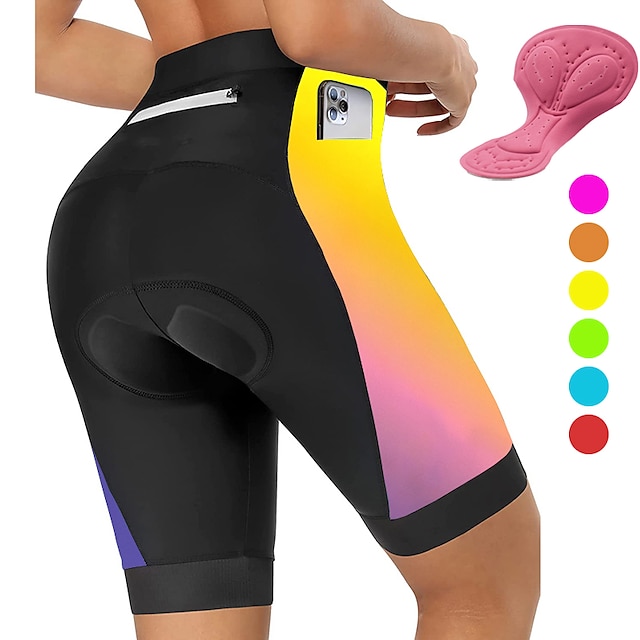  Pentru femei Ciclism 3/4 Colanți Pantaloni scurți de ciclism Pantaloni scurți pentru biciclete Bicicletă 3/4 Ciorapi Pantaloni Ciclism montan Ciclism stradal Sport Gradiant Pad 3D Respirabil Uscare