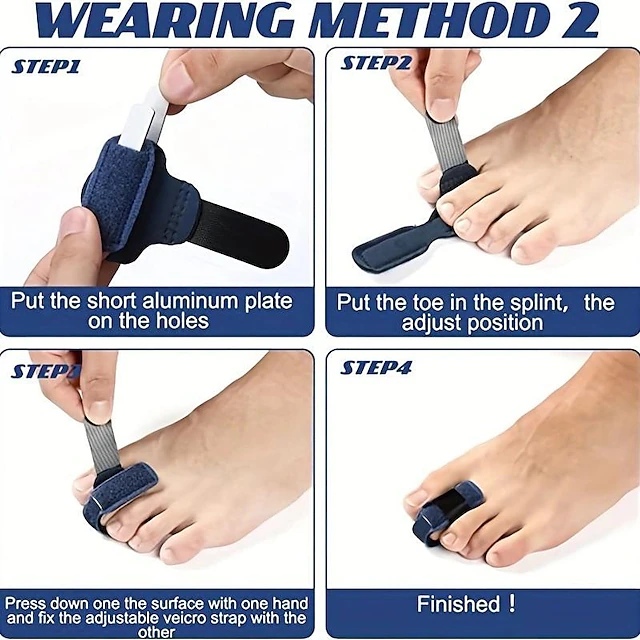 1pc Toe Splint Toe Straightener For Hammer Toe Corrector For Women Toe ...
