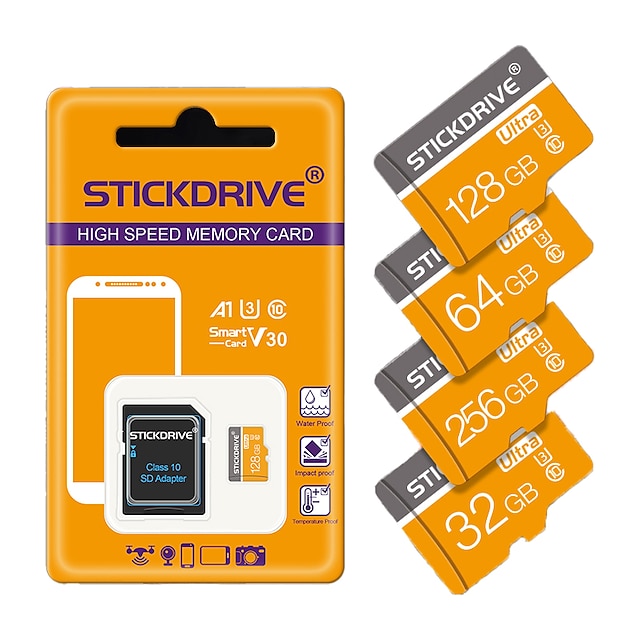  Microdrive Micro SD Card memory Card Micro TF Class 10 16GB 32GB 64GB 128GB 256GB for Smartphone Tablet Camera