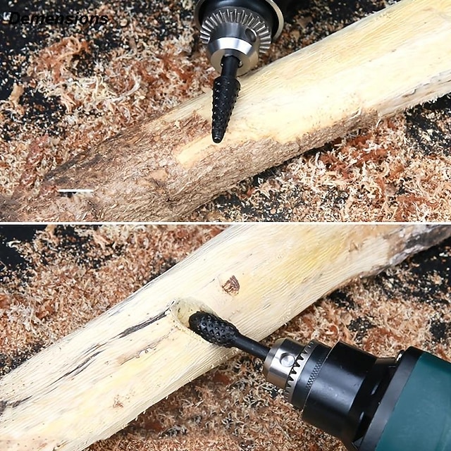 5/10 stks roterende braam rasp set koolstofstaal houtsnijwerk vijl rasp ...