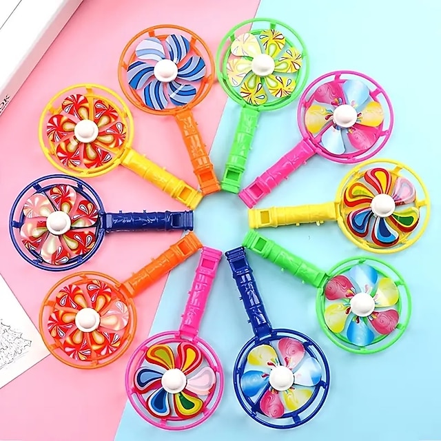  10/20/pz fischietti colorati per mulini a vento - giocattoli creativi per feste per bambini - perfetti per le riunioni!