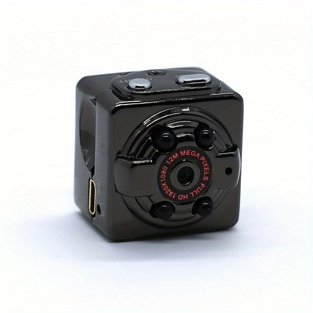  Mini caméra dv avec détection de mouvement de vision nocturne hd ir & enregistrement vidéo sans fil - parfait pour les sports de plein air & enregistrement aérien