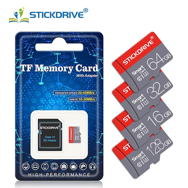  Microdrive 32GB Micro SD / TF Hukommelseskort Klasse10 80M/S Kamera