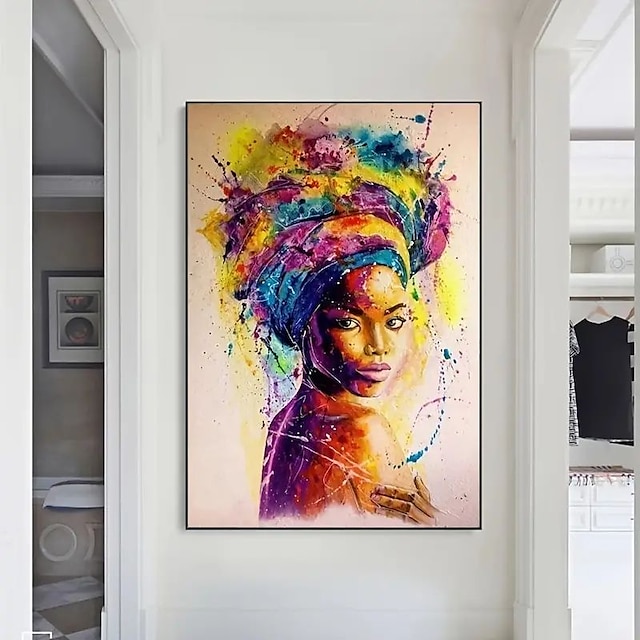 People Wall Art Canvas Stunning African Woman Prints and Posters ...