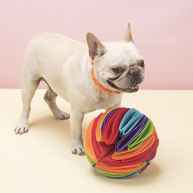  интерактивная игрушка для жевания собак - нюхательный мячик - спрячьте лакомство & стимулировать ум вашей собаки!