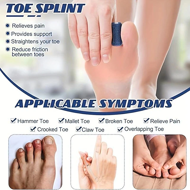 1pc Toe Splint Toe Straightener For Hammer Toe Corrector For Women Toe ...
