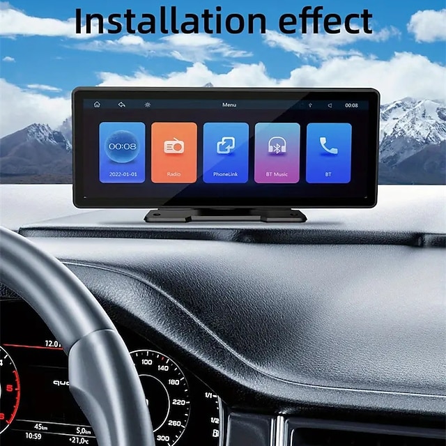 Wireless For Carplay Car Stereo 10inch IPS Touch Portable Car Playback