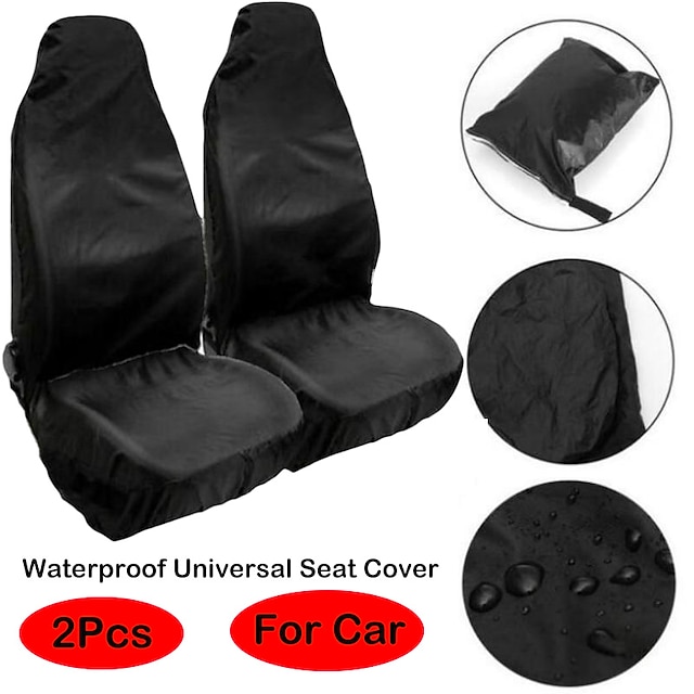  スターファイア 2個セット 防水ポリエステル ユニバーサル カー バン シートカバー 滑り止めバック Dust-Proof プロテクター
