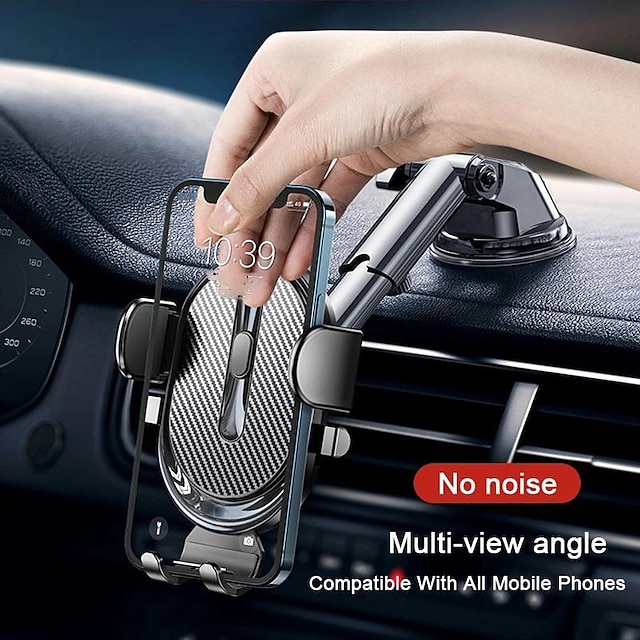  atualize seu carro com este suporte de telefone com ventosa para carro de 1 peça - perfeito para todos os telefones celulares