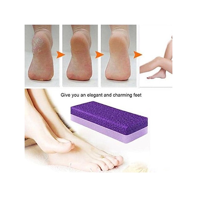  Piedra pómez profesional para pedicura de pies, removedor de callos y depurador para pieles muertas, 1 ud.