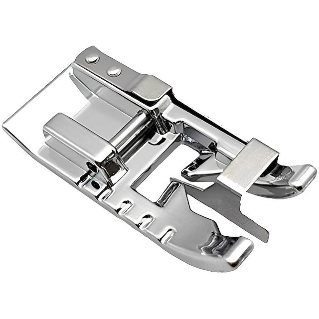  Stitch In Ditch Foot/Edge Joining Foot Sewing Machine Presser Foot, Fits All Low Shank Snap-On Singer, Brother, Babylock, Janome, Kenmore, White, Juki, New Home, Simplicity, Elna Etc.