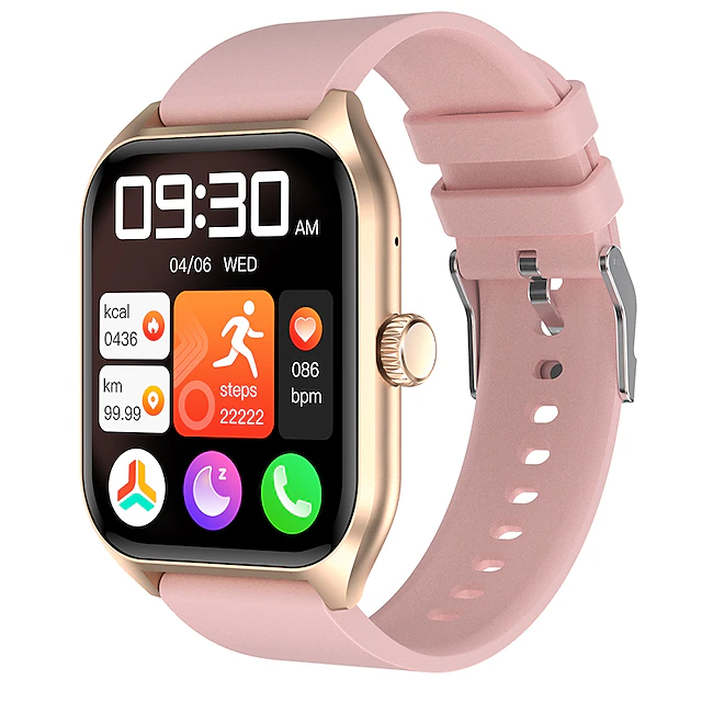 iMosi QX5 Non-invasive Blood Glucose Smart Watch 1.96 inch Smartwatch ...