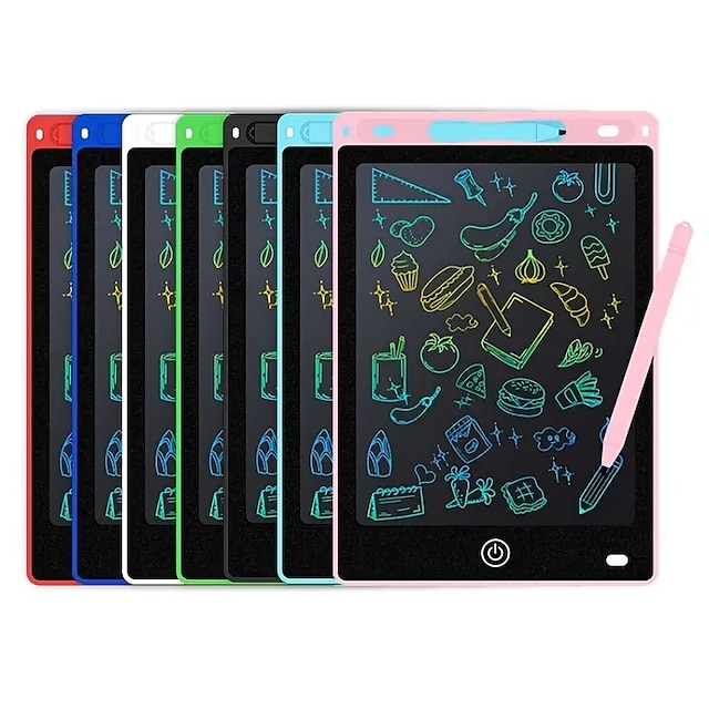  8,5/ tommers farge lcd skrivetavle tegnebrett for barn LCD-skjerm skrivetavle digital grafikk tegnebrett for barns utdanning og læring