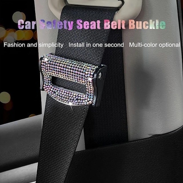  1st universal bilsäkerhetsbältesspänne säkerhetsbältesstoppare bilbältesfixering bilutvärderingar för kvinna