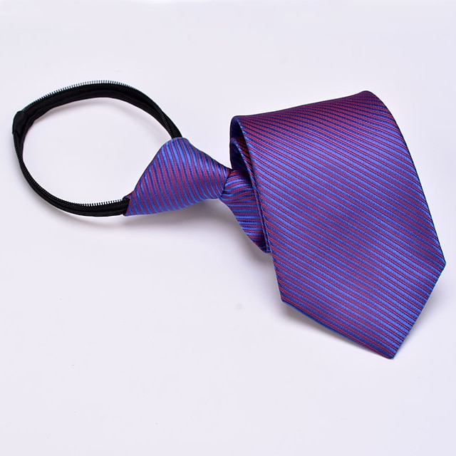 Men's Neckties Zip Tie Men Ties Zipper Tie Adjustable Bow Polka Dot ...