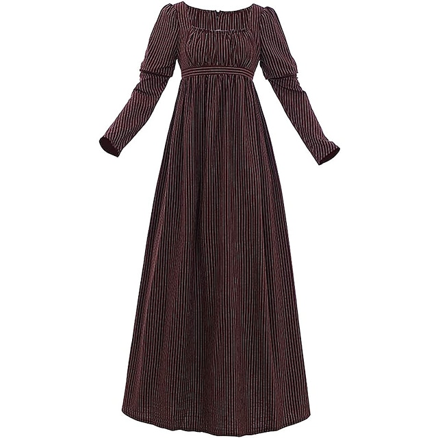 1791's lady regency dress jane austen abito vintage a vita alta abito da tè retro vintage medievale rinascimento halloween carnevale mascherata