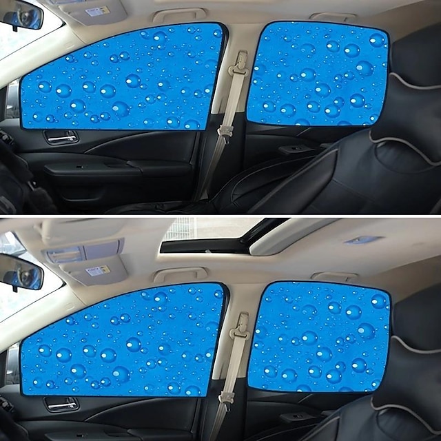  univerzální sluneční clona na boční okno automobilu s dvojitou tloušťkou clony pro maximální soukromí a ochranu před sluncem
