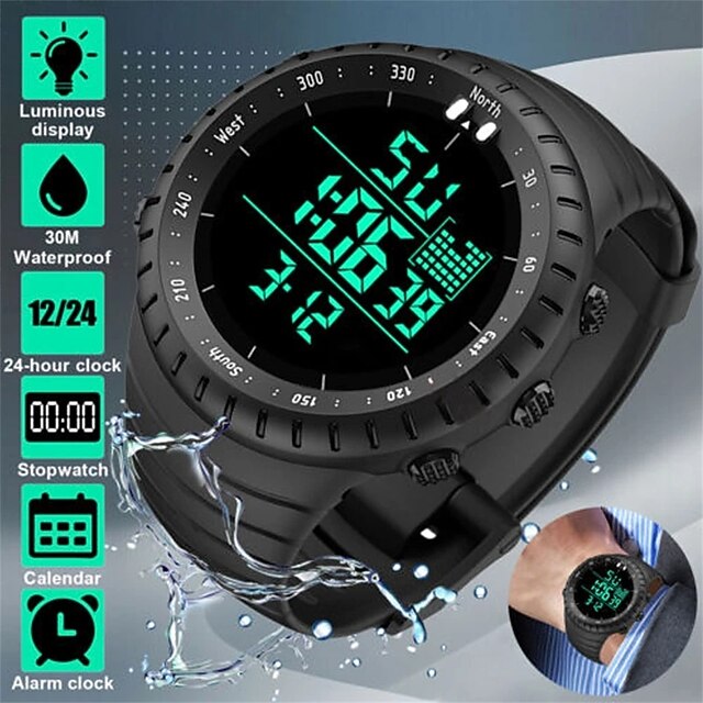 SYNOKE Sport Casual Digital Watch for Men Outdoor Electric