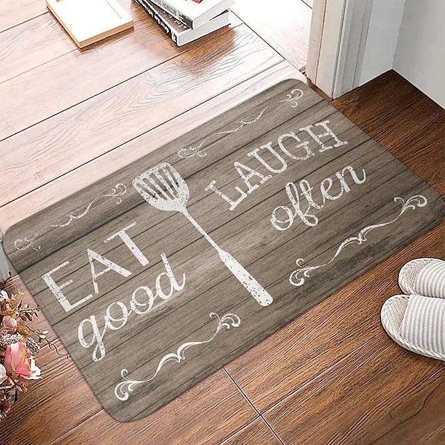 Kitchen Rugs Anti Fatigue Mats for Kitchen Floor Cushioned Kitchen Rugs and  Mats Non Skid Waterproof Kitchen Runner Comfort Standing Mat 2024 - $13.49