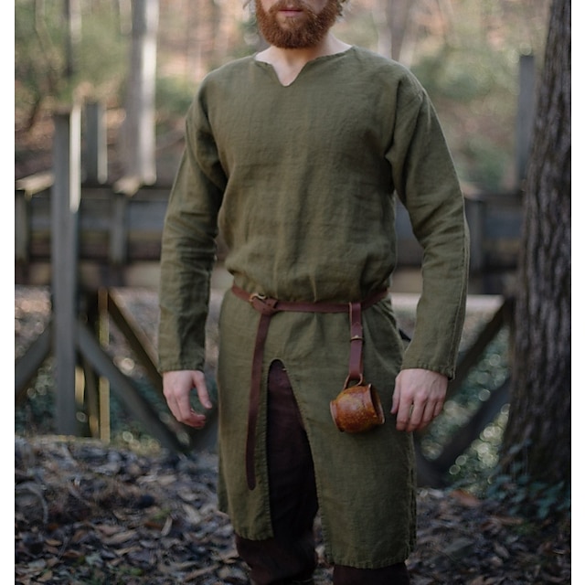 Medieval Renaissance 17th Century Shirt Tunic Warrior Viking Ranger ...