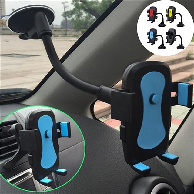  Universal Car Mobile Phone Holder Stand Rotating 360 Degree Long Arm Cellphone Bracket Cell Phone Mount for GPS
