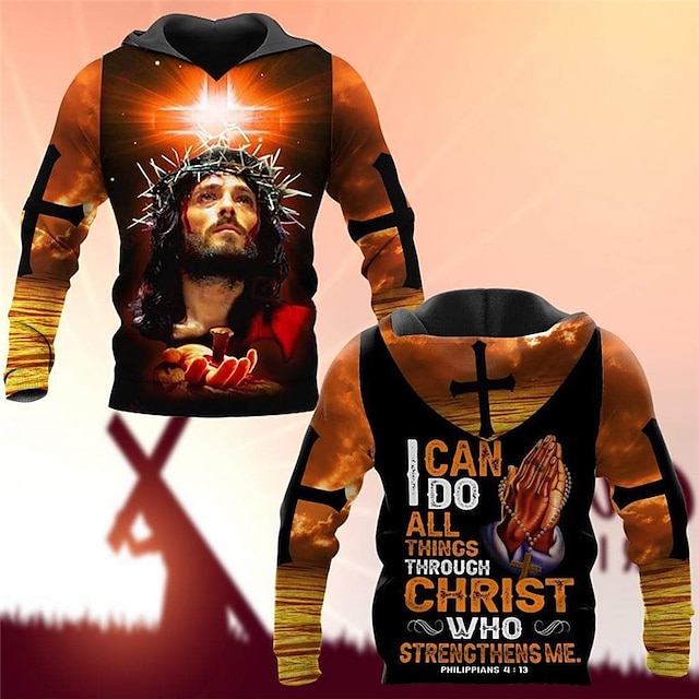  Homens Estampas Abstratas Moletom Moletons Moletom com capuz Manga Longa Moletom com capuz Com Capuz Roupa de rua Impressão 3D Diário Esportes Marron Imprimir Primavera & Outono Designer