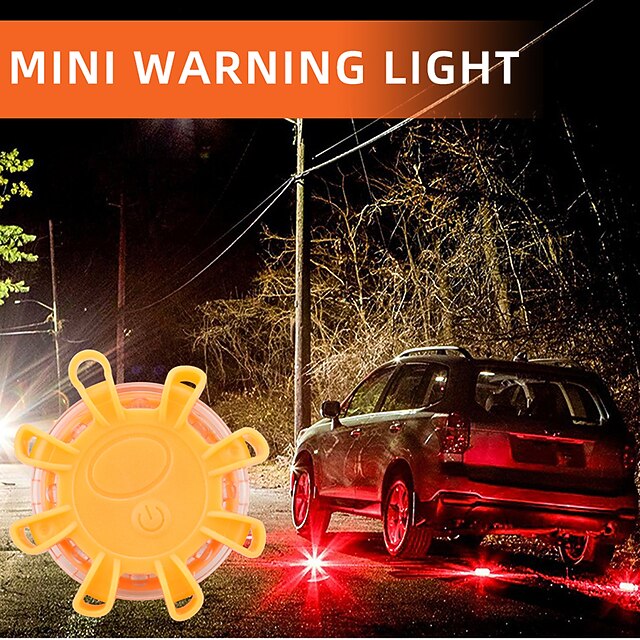Car Emergency Light Flash Road Flares Safety Flashing Warning