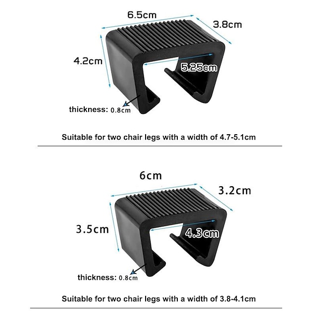 8pcs Extra Strong Connectors Garden Furniture Clips Polyrattan