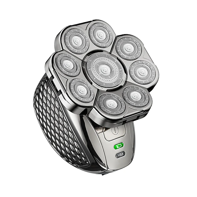 9D Independent Floating Heads Electric Shaver , Head Shaver For Bald ...