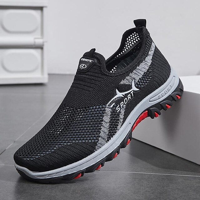 Men's Sneakers Casual Shoes Sporty Look Flyknit Shoes Running Hiking ...