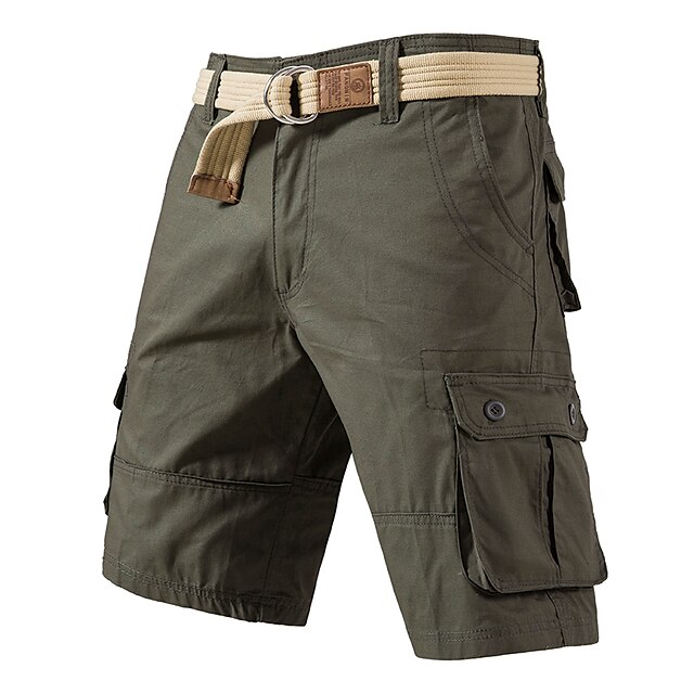 Men's Cargo Shorts Shorts Hiking Shorts Multi Pocket Plain Wearable ...