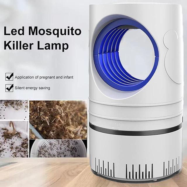 USB Bug Zapper Lamp – Powerful UV Photocatalyst Mosquito & Fly Killer ...