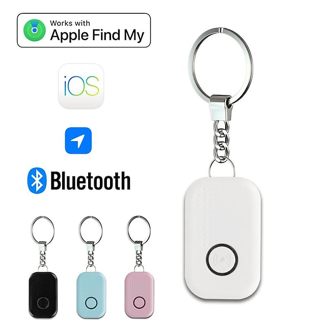  bluetooth anti-förlorad smart tag mini gps tracker locator för nyckel plånbok resväska väska bagage pet finder fungerar med apple hitta min