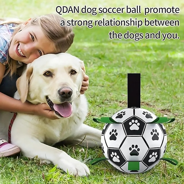  Dog Toys Soccer Ball Dog Toys For Tug Of War Dog Water Toy Durable Dog Balls Interactive Dog Toy