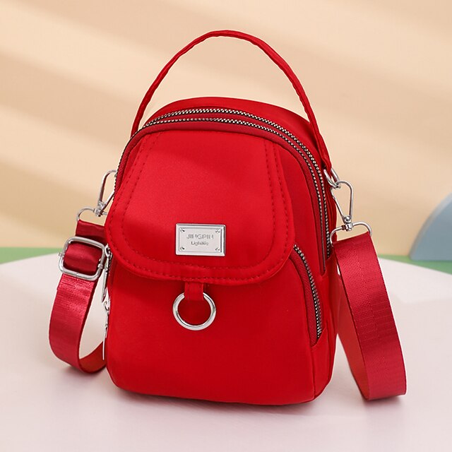 Women's Fashion Colorblock Mini Crossbody Bag, Crossbody Bags for Women, Handbags Purses with Adjustable Strap for Women (G