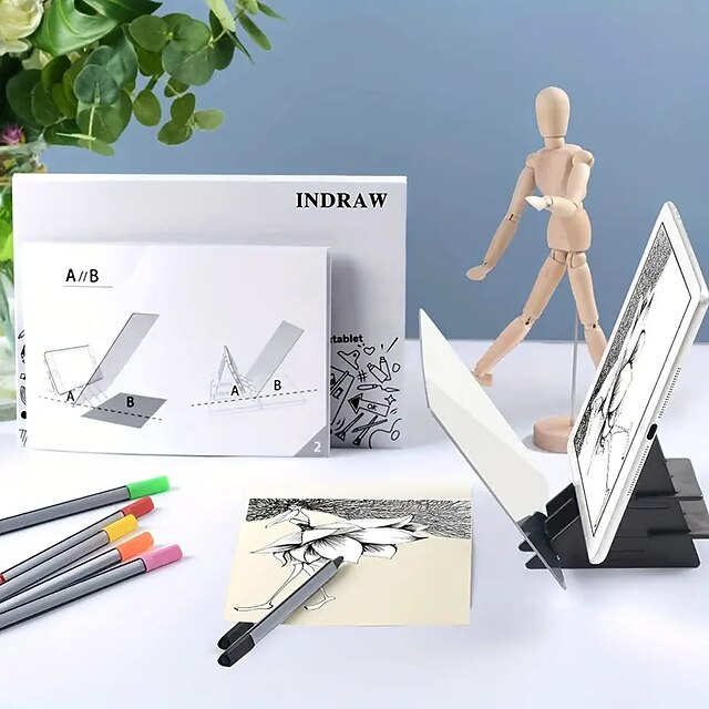 Optical Clear Drawing Board Portable Optical Tracing Board Image ...