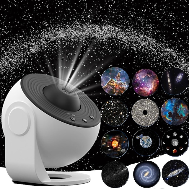  2023 nowy projektor planetarium gwiaździste niebo galaktyka gwiazda projektor lampka nocna lampa led do sypialni wystrój pokoju dekoracyjna lampka nocna