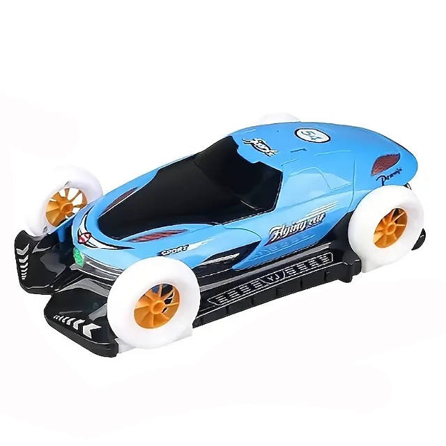  fjärrkontroll elektrisk 4-hjuls roterande flygande bilracerleksak - perfekt present till pojkar som älskar att köra!